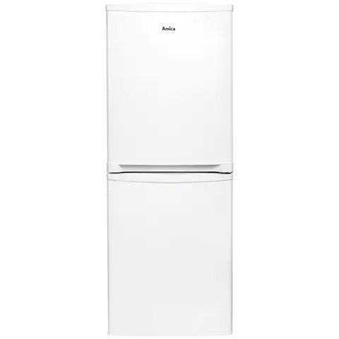 Amica FK1964 50cm Slim Fridge Freezer – White | 130cm High | E Energy Rated | 50/50 Split | Reversible Door (FK1964/1)