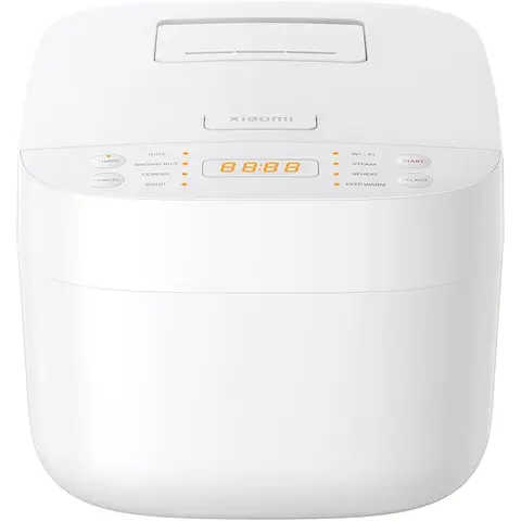 Xiaomi Smart Multifunctional Rice Cooker 3L, 8-in-1 Functions, Connection to Mi Home App, 12 Hours Warming Function, 24 Hours Timer, Non-Stick, Temperature Sensors, Easy to Clean