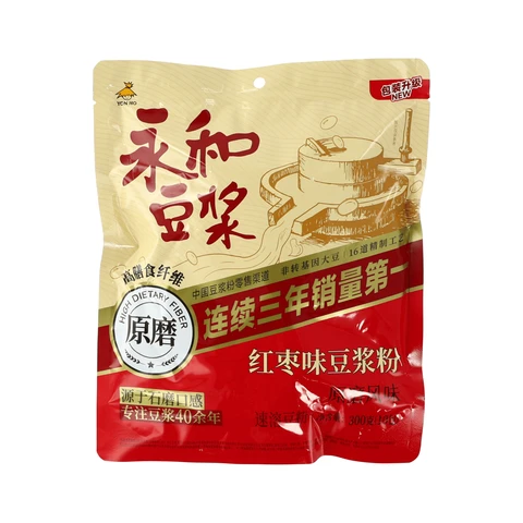 YONHO Poudre de soja saveur dattes rouges 300 g