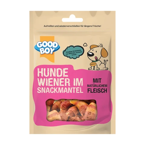 Good Boy Hundeleckerlie Wiener im Snackmantel, 80 g