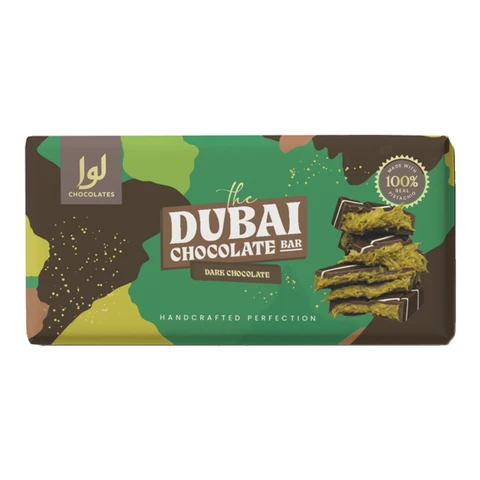 Dubai pure chocoladereep premium pure chocolade - 220 g