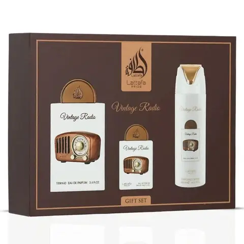 Lattafa Vintage Radio Giftset 320 ml