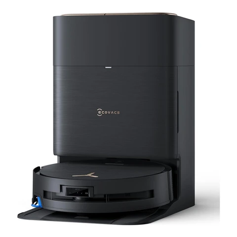 ECOVACS Saugroboter DEEBOT X9 PRO Omni, Mit Wischfunktion, 16.600 Pa, OZMO Roller, ZeroTangle 3.0, TruEdge 2.0, Heißwasser-Moppwäsche, Heißlufttrocknung, All-in-One Omni Station, YIKO-GPT, 1 Stück