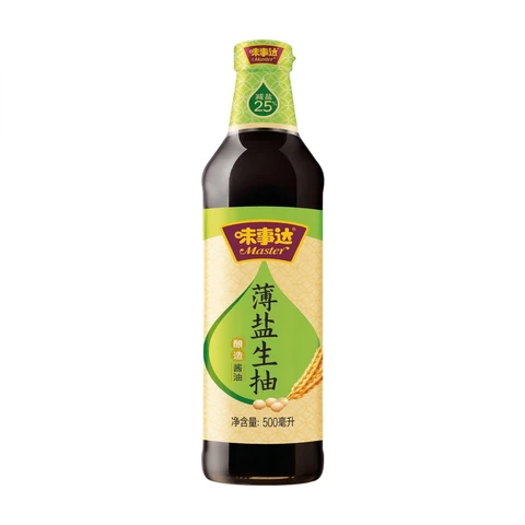 Master  Light Soy Sauce Low Salt 500ml