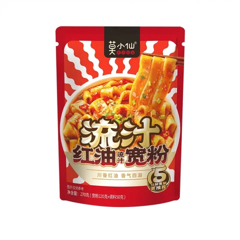 Mo Xiao Xian Chilli Oil Wide Vermicelli with Saucy Noodles 270g