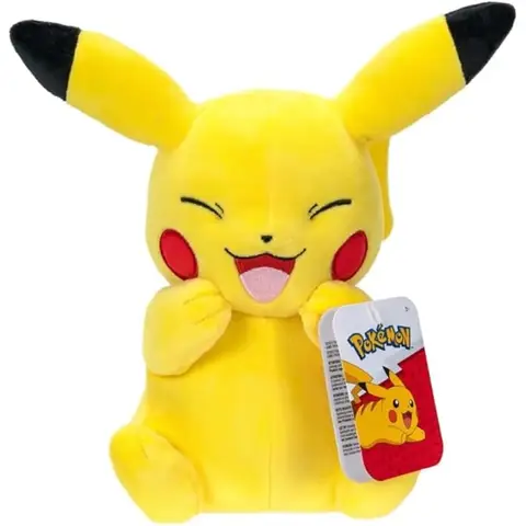 Pokémon PKW3080-20cm Plüsch - Pikachu, offizielles Plüschtier