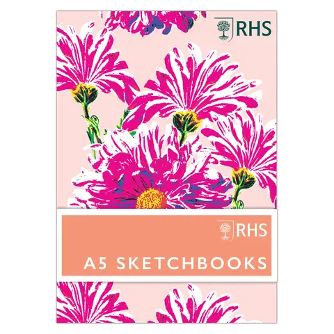 RHS Bold Florals A5 Sketchbooks, Pack of 3