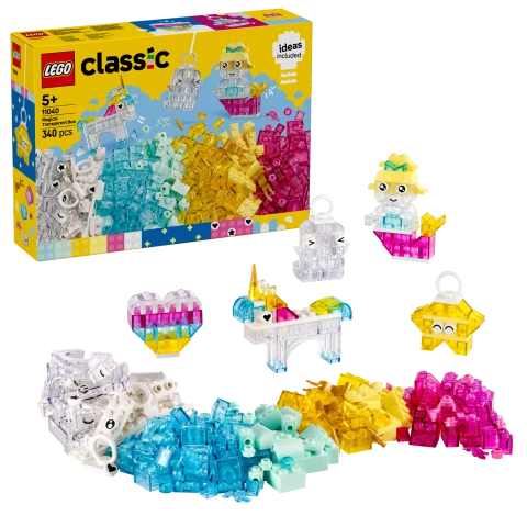 LEGO Classic 11040 Magical Transparent Box Set