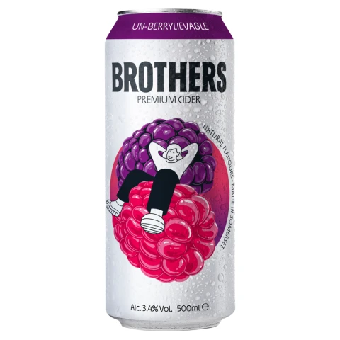 Brothers Un-Berrylievable Cider 500ml 3.4% Abv