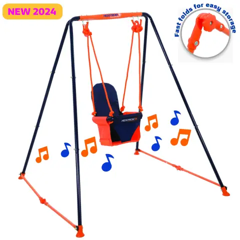Hedstrom Fast Folding Musical Toddler Swing
