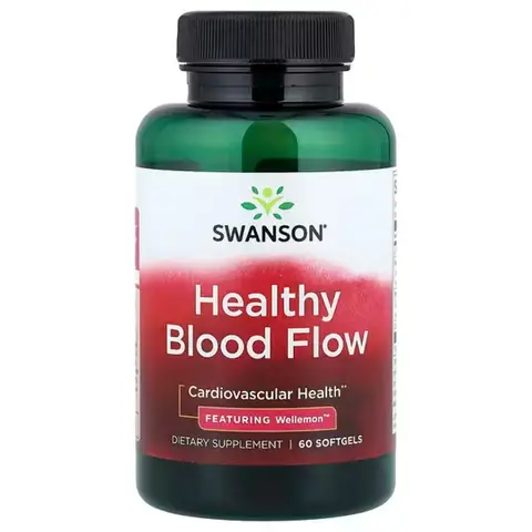 Swanson Blood Flow Circulation Daily Wellness Support Softgels - 60 Softgels