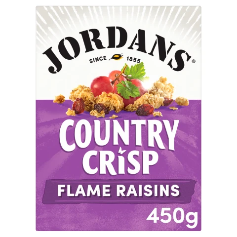 Jordans Country Crisp Flame Raisin Cereal 450g