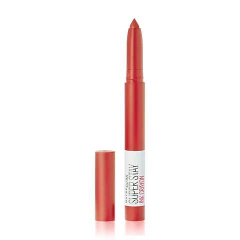 Maybelline Superstay Matte Ink Crayon Langhaftender Lippenstift in Orange-Rot mit Präzisionsapplikator 1 Stück