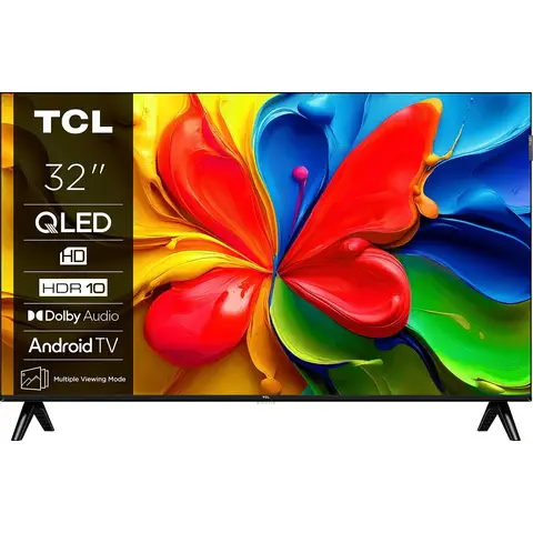 TCL 32V4C smart-tv 32 inch HD Ready QLED Google TV 60Hz 2024