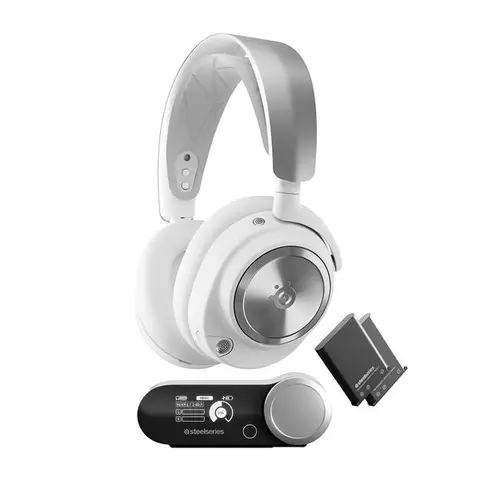 SteelSeries Arctis Nova Pro Xbox, PC Wireless Gaming Headset - White
