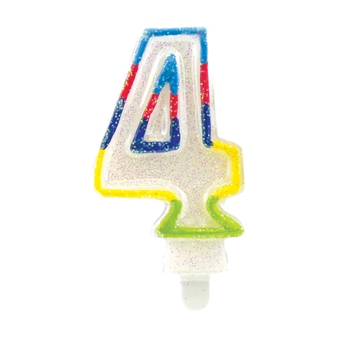 CLAIREFONTAINE Bougie chiffre, 4