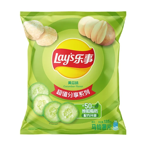 Lay's Kartoffelchips Gurkengeschmack 135 g