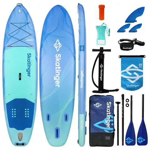 SKATINGER Wave BLUE 11'6"*35"*6"