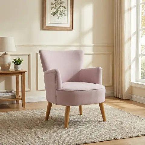 Armchair Keira Violet Pink