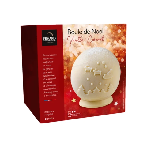 ERHARD Boule de Noël Vanille Caramel 490g