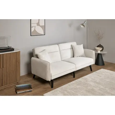 jahnke Schlafsofa CHILLAX LINE EU Boucle Champagner