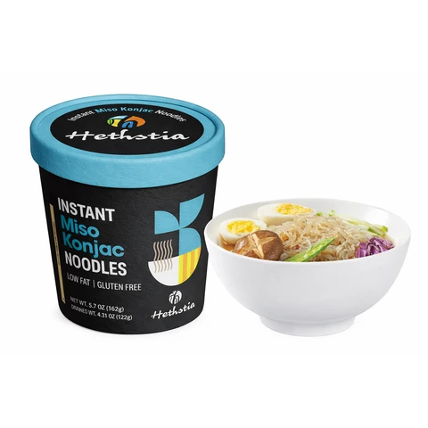 Hethstia Instant-Konjak-Nudel Miso-Suppe im Becher 162 g