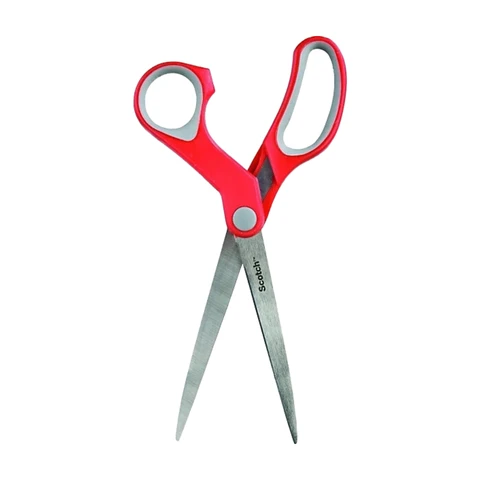 Scotch Comfort Scissors 18cm Red/Grey
