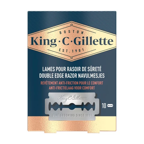 KING C. GILLETTE - Lames De Sûreté - Lot de 10 lames