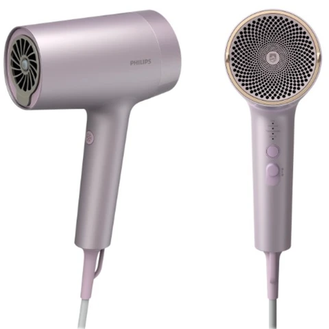 Philips BHD723/10 - Hair Dryer Series 7000 - Powerful Motor, Multiple Heat Settings, Ionic Care, Lightweight Design