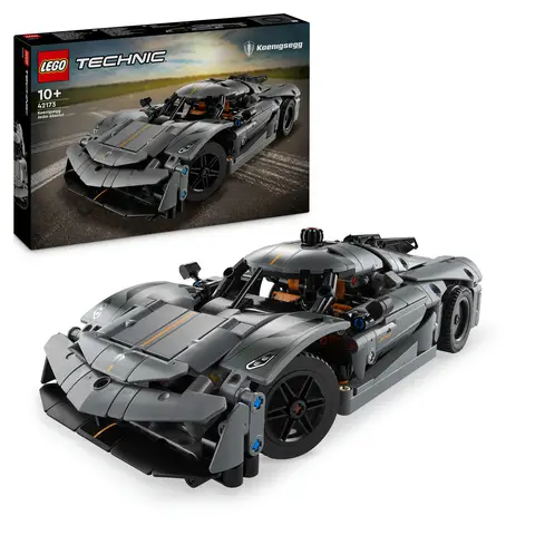 LEGO Technic 42173 Koenigsegg Jesko Absolut grijze hypercar