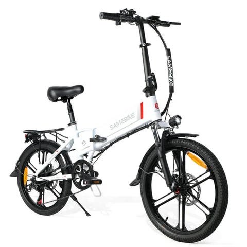 Samebike 20LVXD30-II adult electric bike 350W city ebike 48V10AH E-bike 20 inch folding E-bike 20LVXD30-II-IT-WH-EN