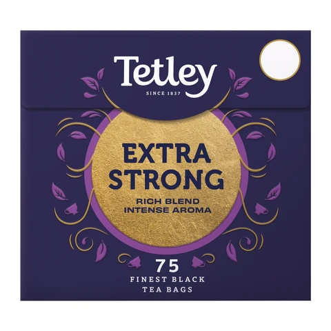 Tetley Extra Strong 75 Tea Bags 237g