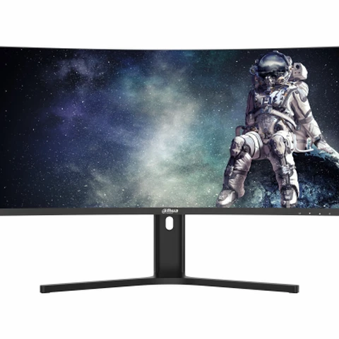 Dahua 34" UWQHD 200Hz Curved Gaming Monitor, Ultra-Wide Gaming Monitor, 3440×1440, 200Hz, VA Panel, 1ms MPRT, DCI-P3 85%, 2×HDMI & 2×DP1.4, Ultra-Wide Immersion, For Simulation / Racing / Productivity