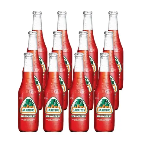 Jarritos Mexican Soda Strawbery 370ml X 12