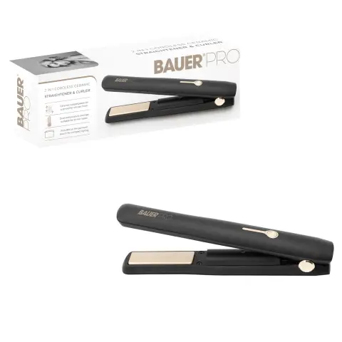 2 in 1 CORDLESS Hair Straightener & Curler