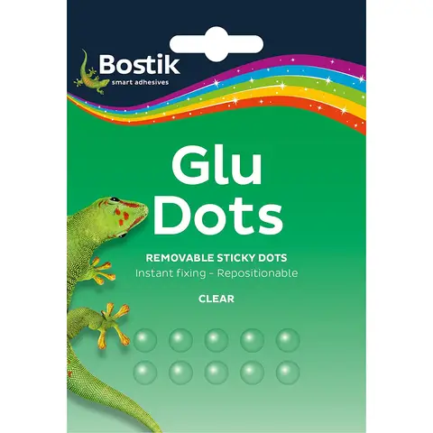 Bostik Removable Glu Dots 64 Dots, Pack of 12