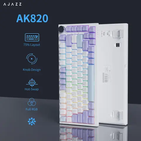AJAZZ AK820 75% Wired Mechanical Keyboard