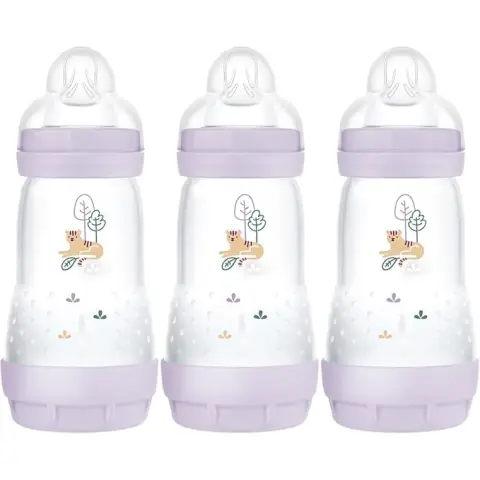 MAM Easy Start 260ml Bottle - 3pk Girl
