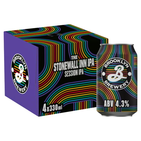 Brooklyn Stonewall Ipa 4 X 330Ml (Abv 4.3%)
