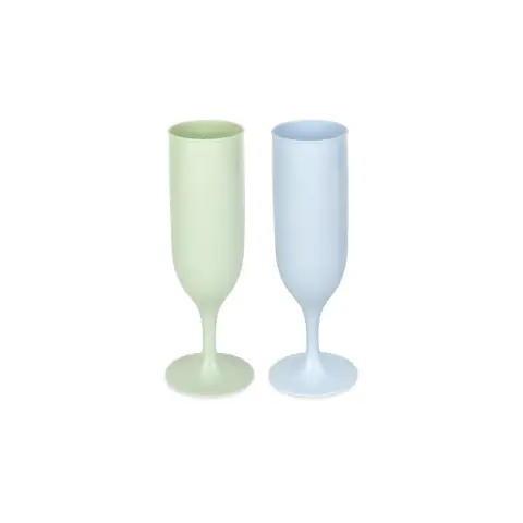 Coloured PP Champagne Glass