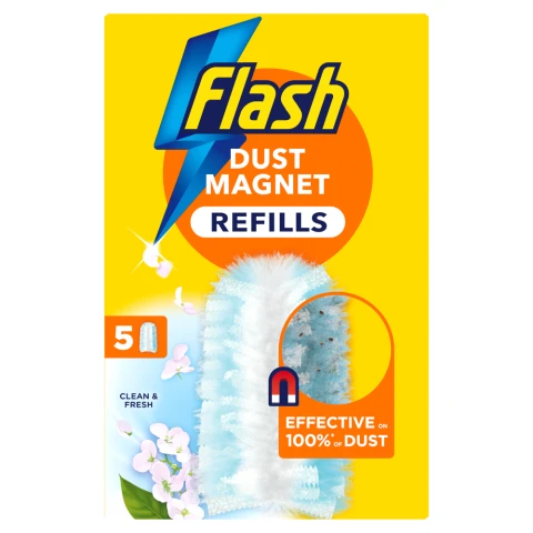 Flash Dust Magnet Duster Refills Clean & Fresh 5ct
