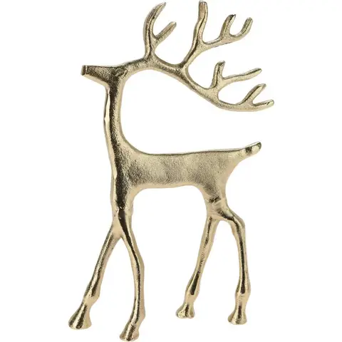 Goldenes Deko-Rentier, Weihnachtsdeko, 20x31cm