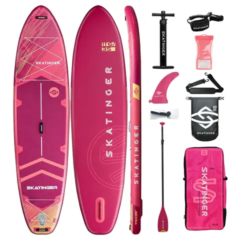 SKATINGER Prana red 11'6"*35"*6"