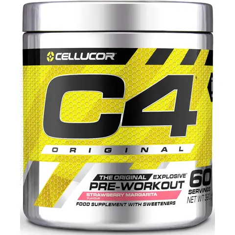 C4 Pre-Workout - 60 Portionen - Erdbeer-Margarita