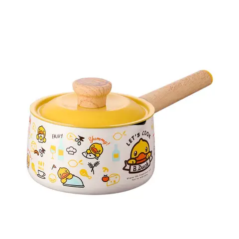COOKER KING x B.DUCK Sauce Pan - Non Stick - Anti-overflow - all Heat Sources - 16cm