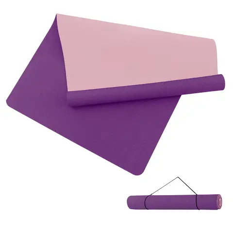 Good Nite Yogamatte Groß Extra-Groß 190 x 100 x 0,6 cm rutschfest TPE Gymnastikmatte Sportmatte Fitnessmatte Trainingsmatte Pilatesmatte für Yoga, Pilates und Workouts (Lila/Rosa)