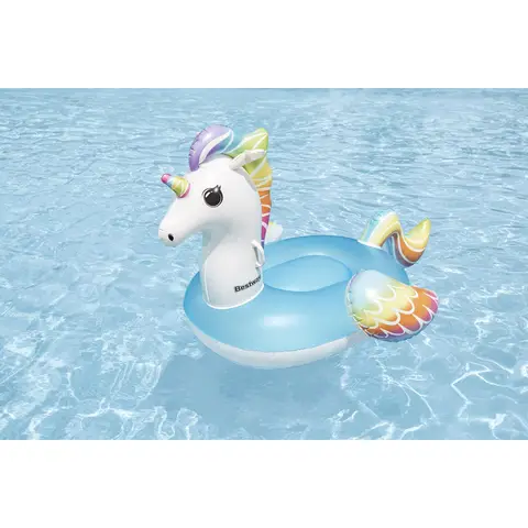Bestway®  61" x 47"/1.55m x 1.19m Fantasy Unicorn Ride-On