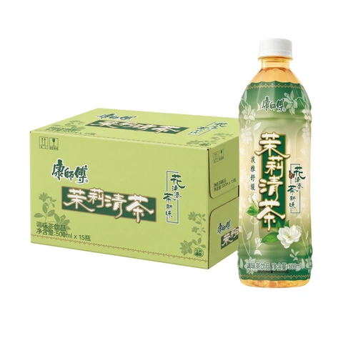 Master Kong Jasmine Green Tea Flavored Tea Beverage, 500ml x 15 Bottles