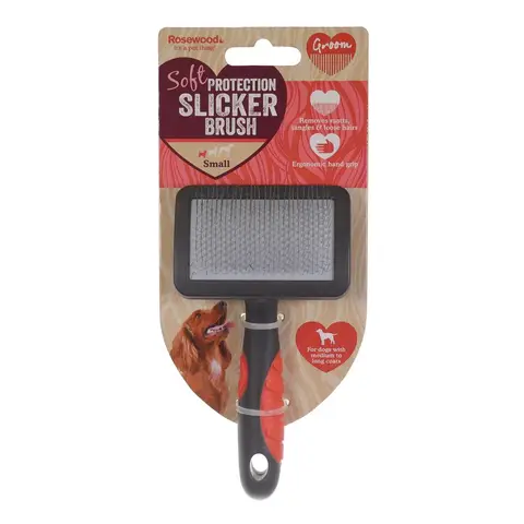 Rosewood Soft Protection Slicker Brush for Dogs - Small
