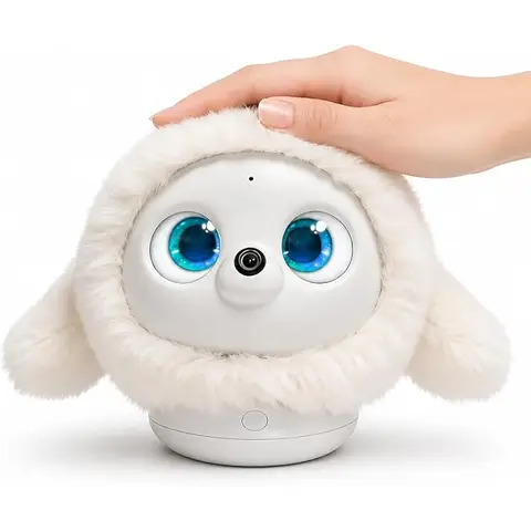 Ropet AI Haustierroboter (Pro-Version) AI-Gehirn Bionische Körpertemperatur Katzen-Touch-Gefühl Beruhigende Berührung Geschenk für Schule und Arbeit Kommentar für verstecktes Geschenk